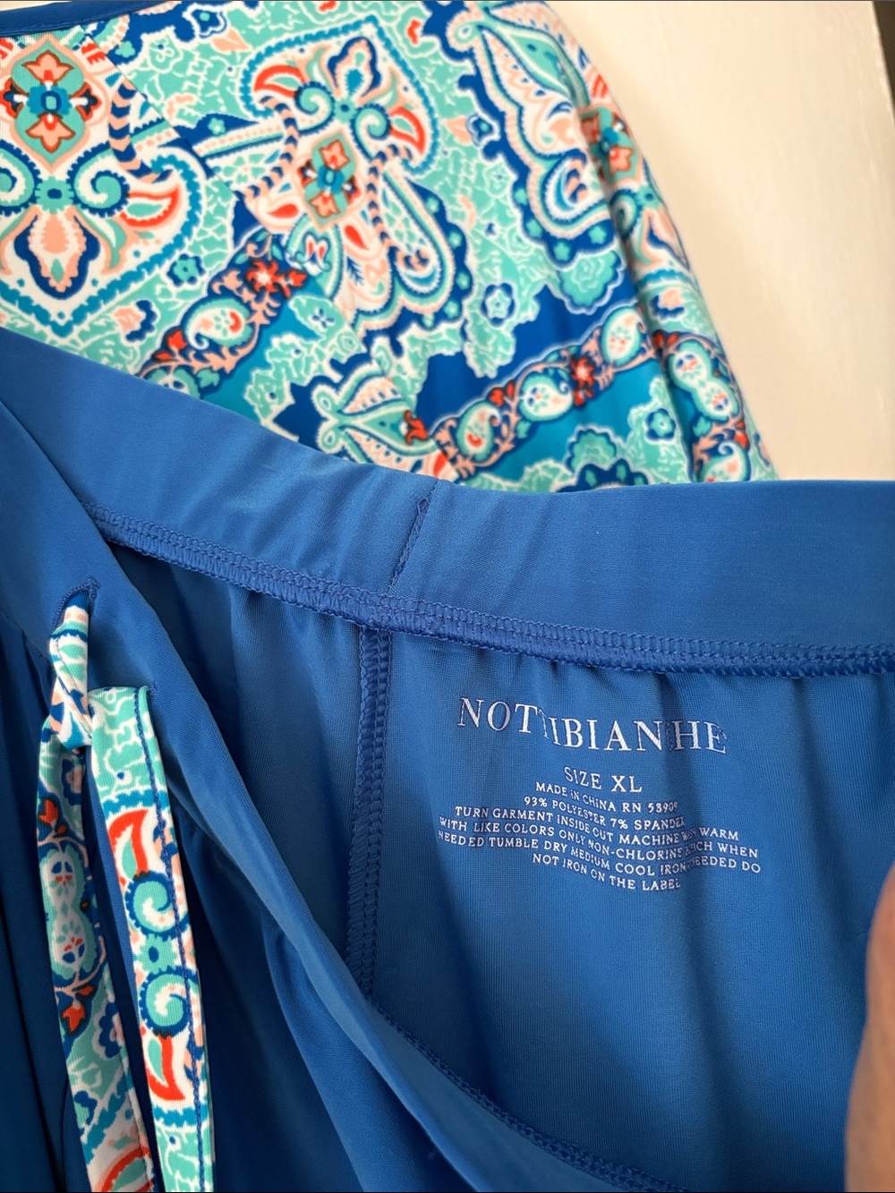 Blue Silky Soft Women’s Short Sleeve PJ Set- Nottibianche NWOT - Picture 8 of 10